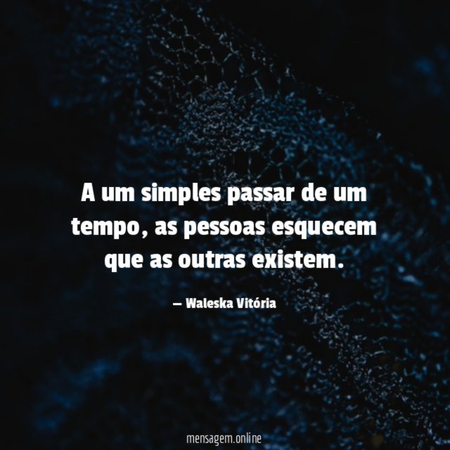 A um simples passar de um tempo