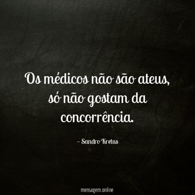Os médicos não são ateus