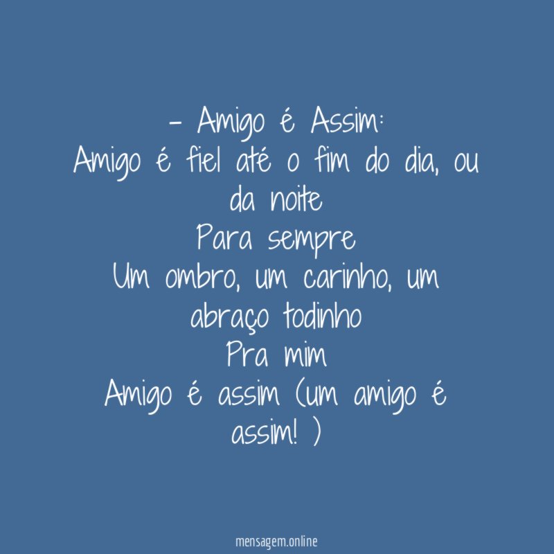 Amigo é Assim