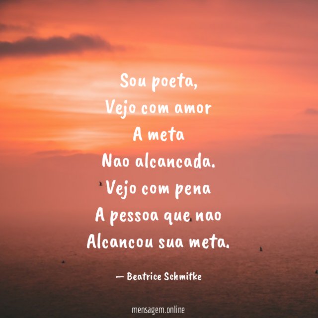 Sou poeta