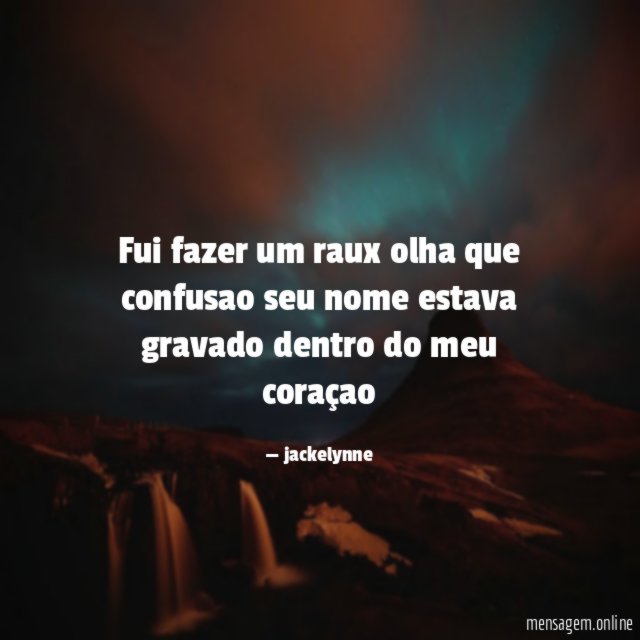 Fui fazer um raux olha que confusao seu