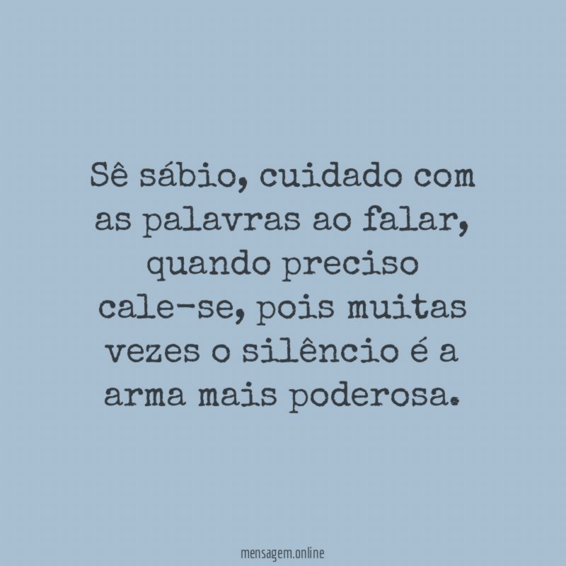 Sê sábio