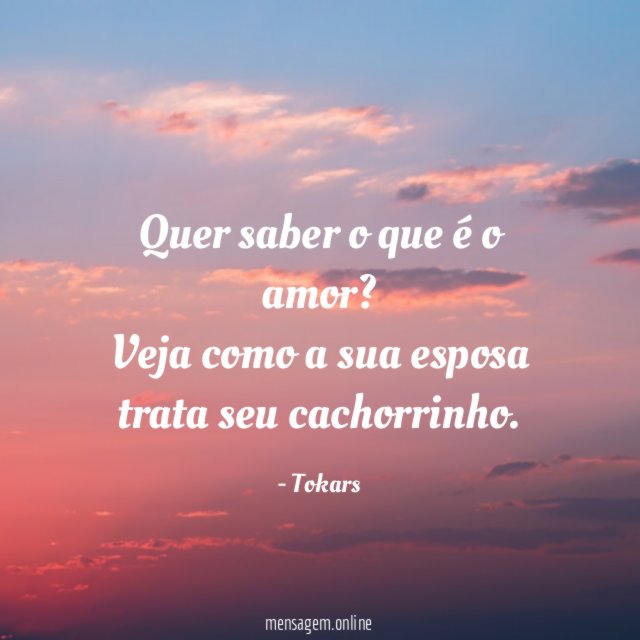 Quer saber o que é o amor