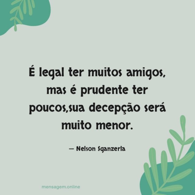 É legal ter muitos amigos