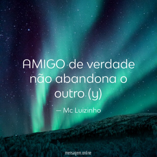 AMIGO de verdade não abandona o outro (y)
