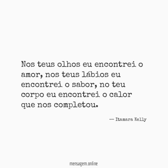 Nos teus olhos eu encontrei o amor
