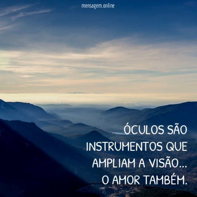 Óculos são instrumentos que ampliam a visão