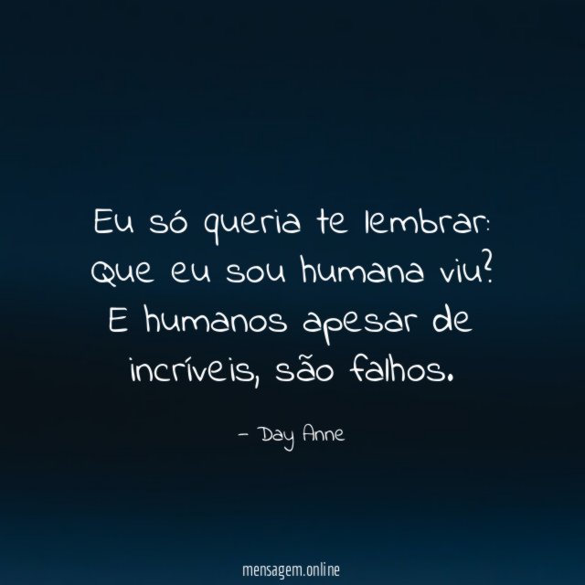 Eu só queria te lembrar