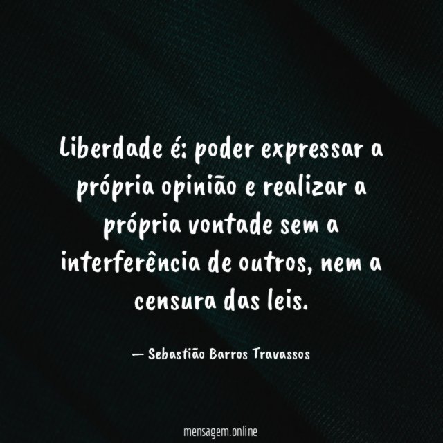 Liberdade é