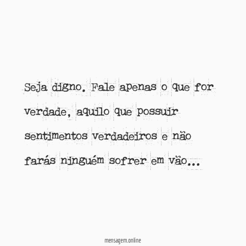 Seja digno