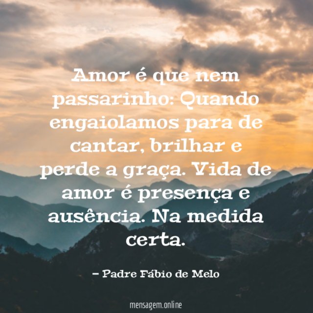 Amor é que nem passarinho