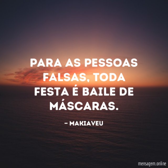 Para as Pessoas Falsas