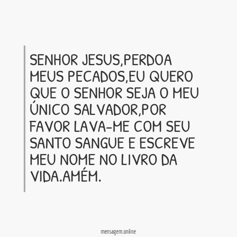 SENHOR JESUS