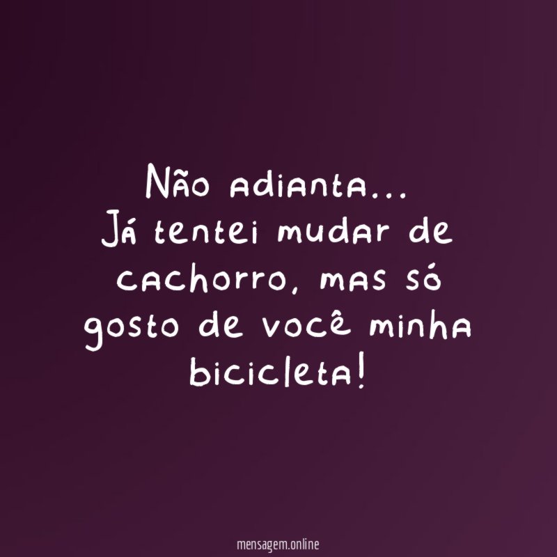 Não adianta