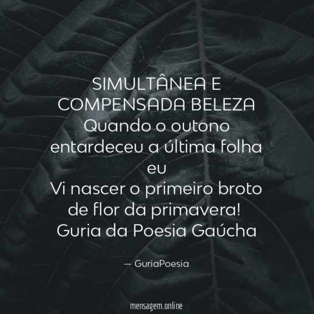 SIMULTÂNEA E COMPENSADA BELEZA