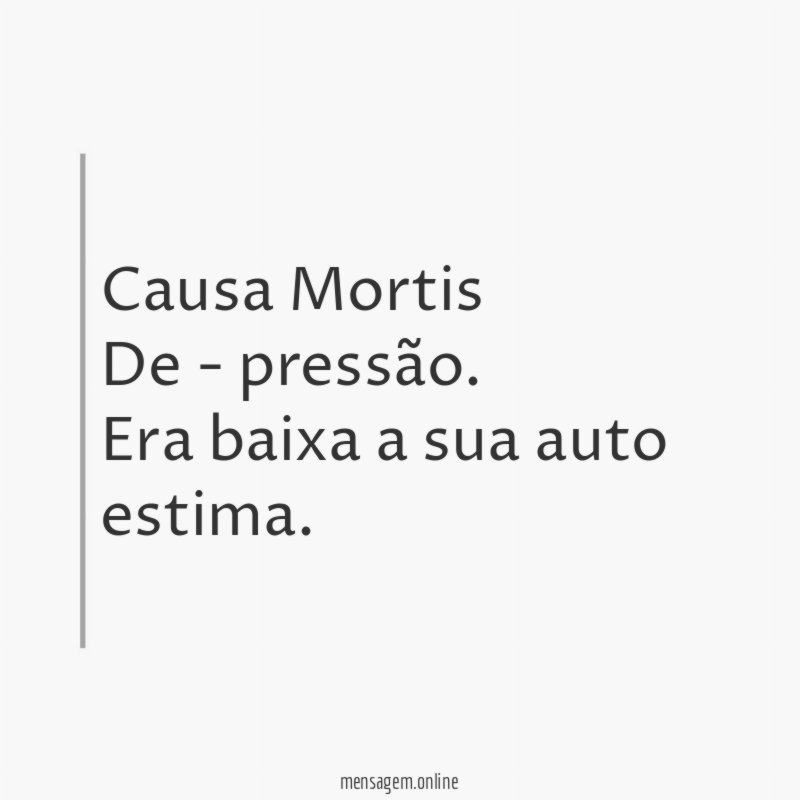 Causa Mortis