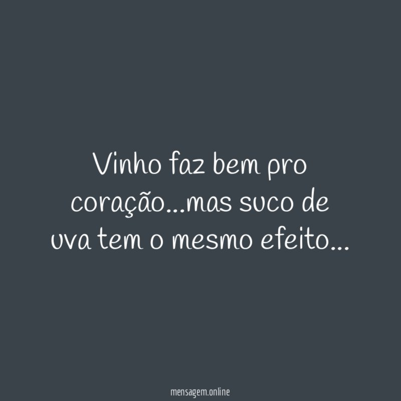 Vinho faz bem pro coração