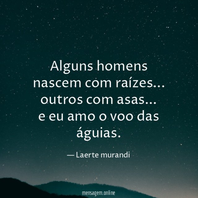 Alguns homens nascem com raízes