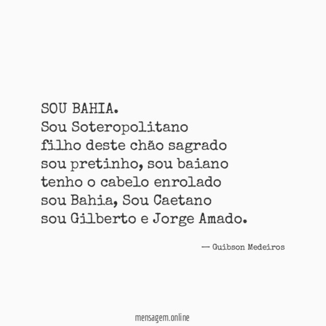 SOU BAHIA.