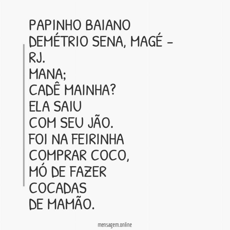 PAPINHO BAIANO