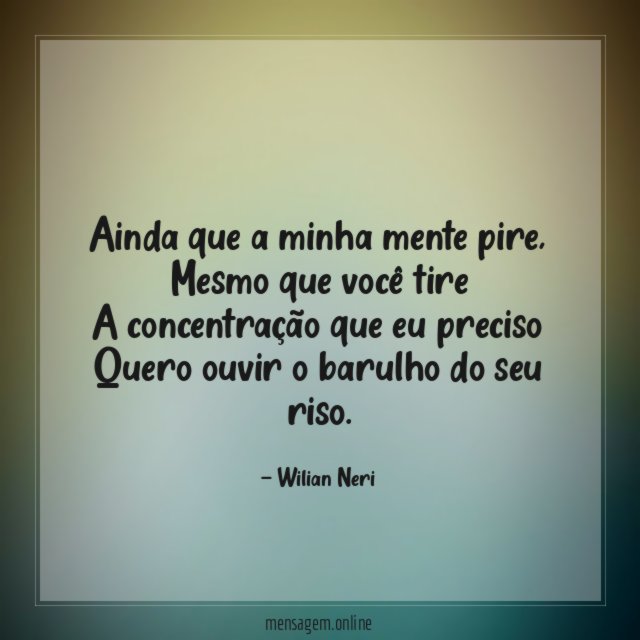 Ainda que a minha mente pire