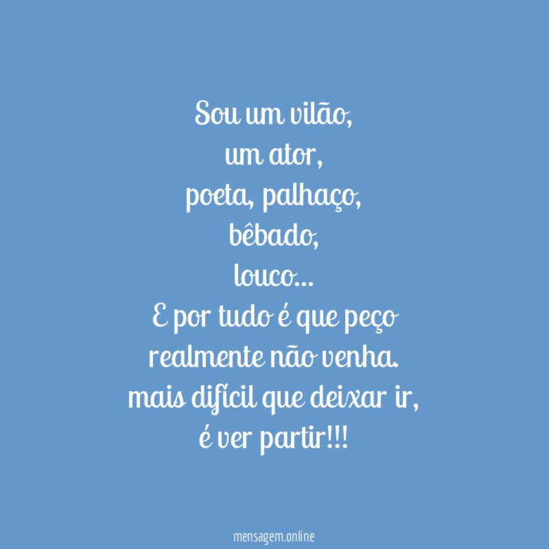 Sou um vilão