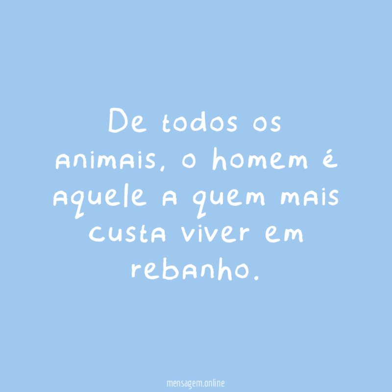 De todos os animais