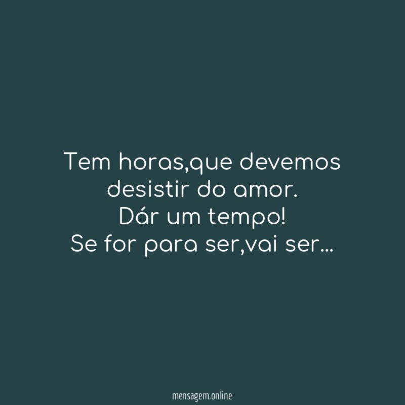 Tem horas