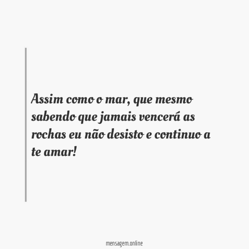 Assim como o mar