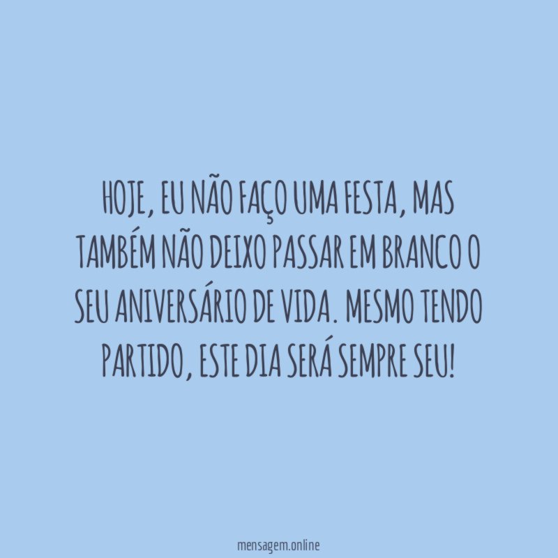 O dia que será sempre seu