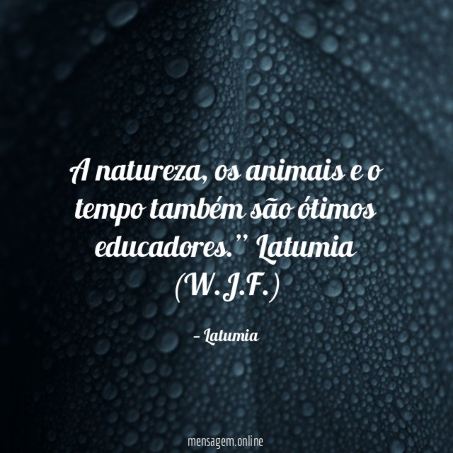 A natureza