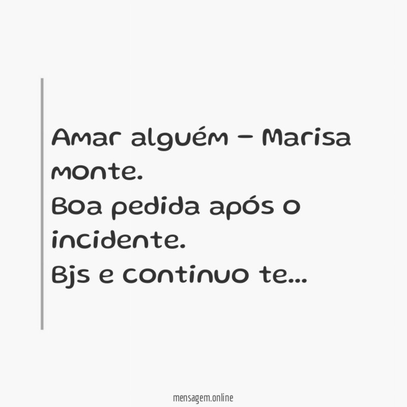 Amar alguém - Marisa monte