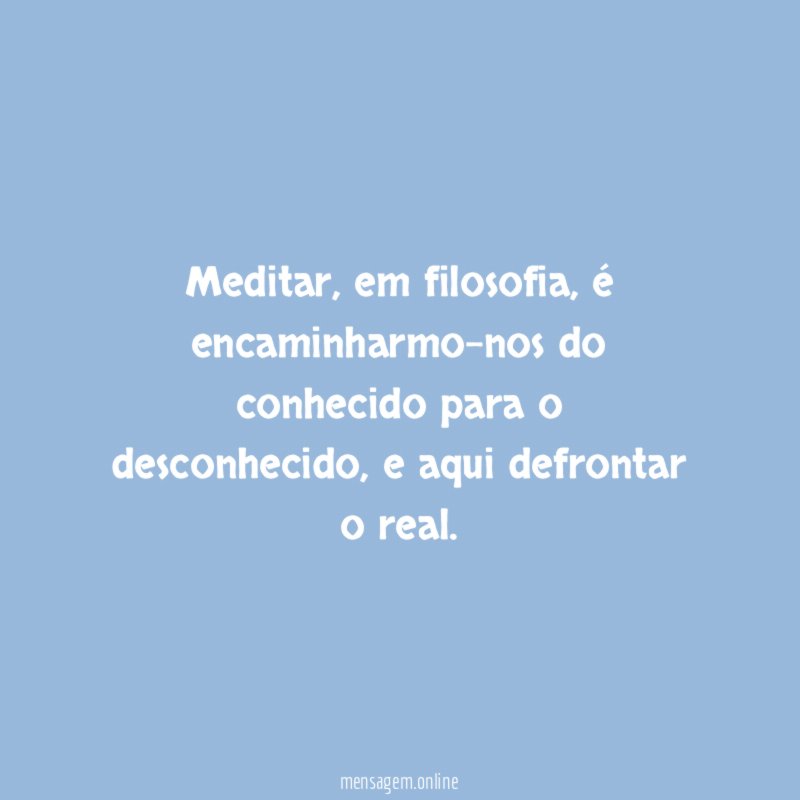 Meditar