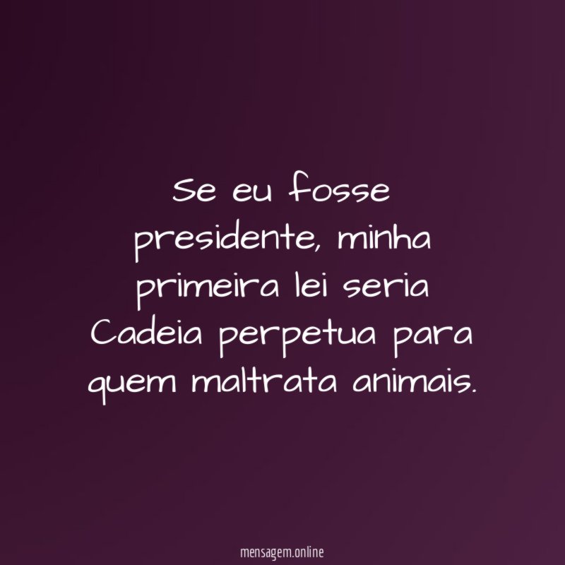 Se eu fosse presidente