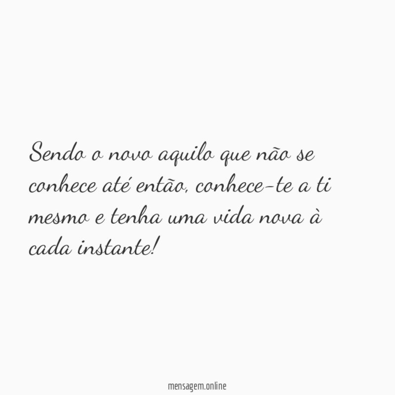 Sendo o novo aquilo que não se conhece até então