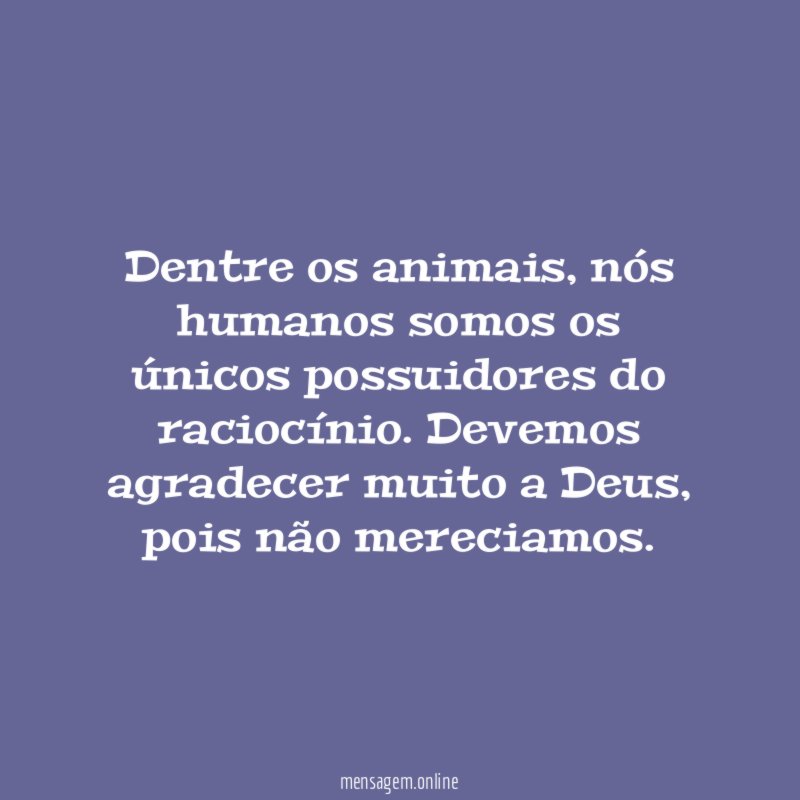 Dentre os animais
