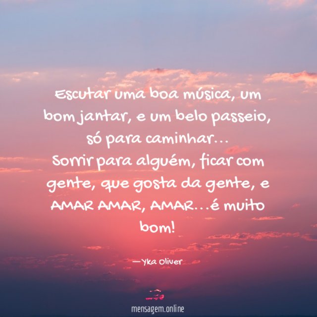 Escutar uma boa música