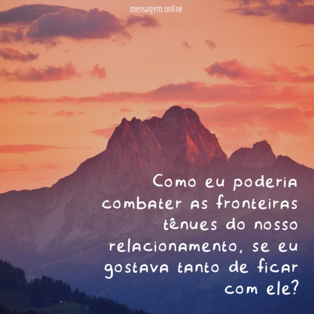 Como eu poderia combater as fronteiras tênues do nosso relacionamento