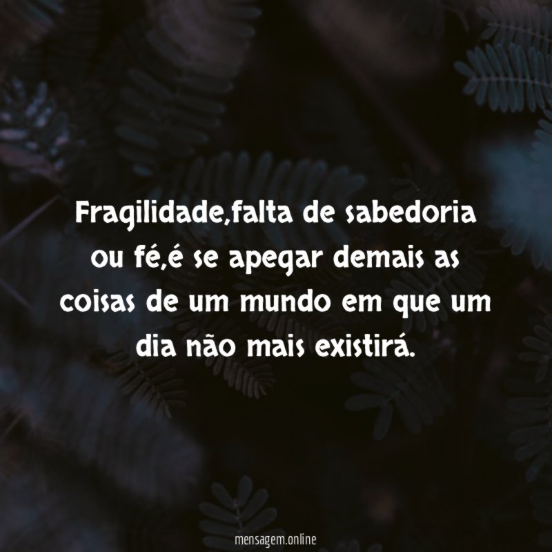 Fragilidade