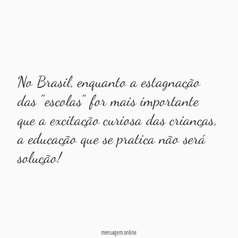 No Brasil