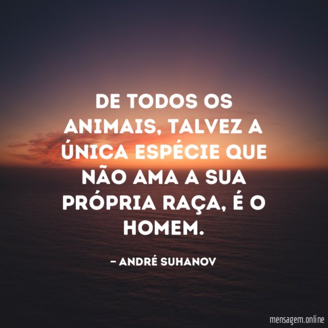 De todos os animais