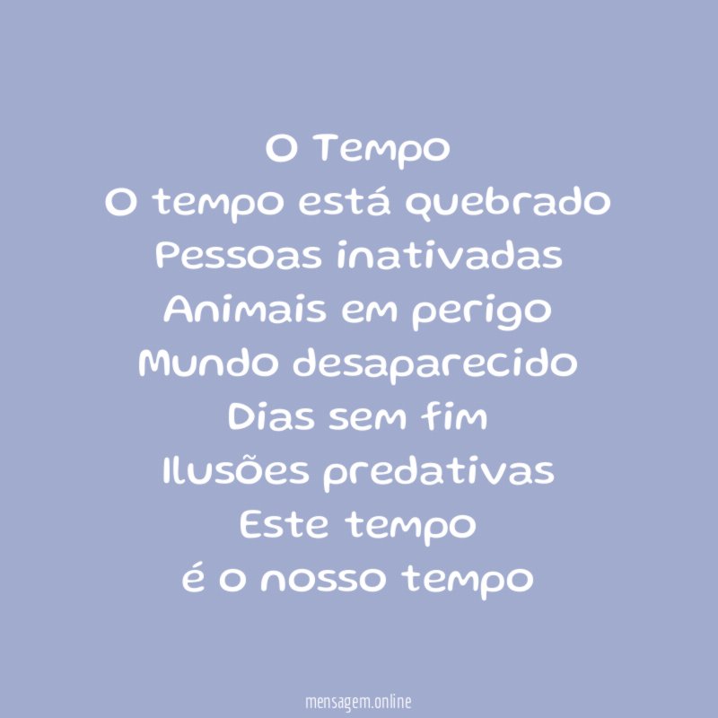 O Tempo