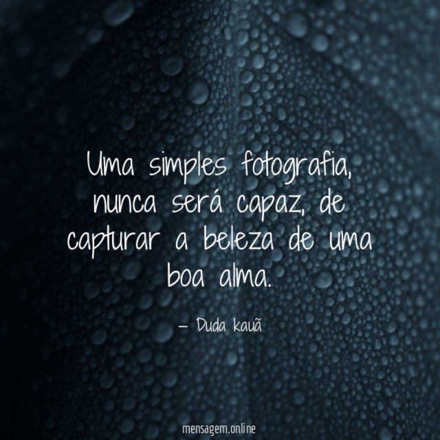 Uma simples fotografia