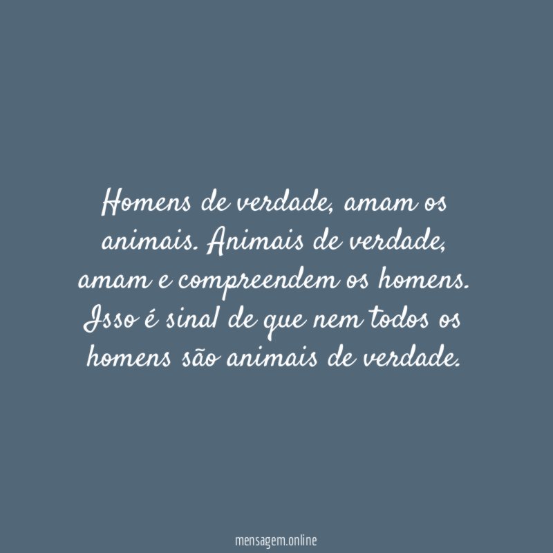 Homens de verdade