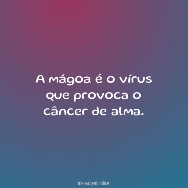 A mágoa é o vírus que provoca