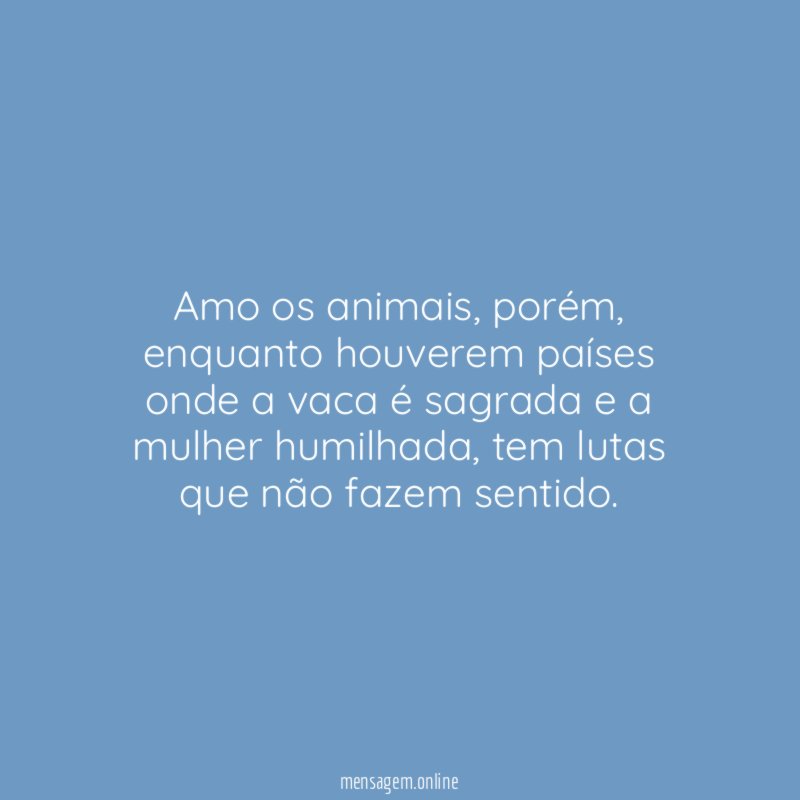Amo os animais