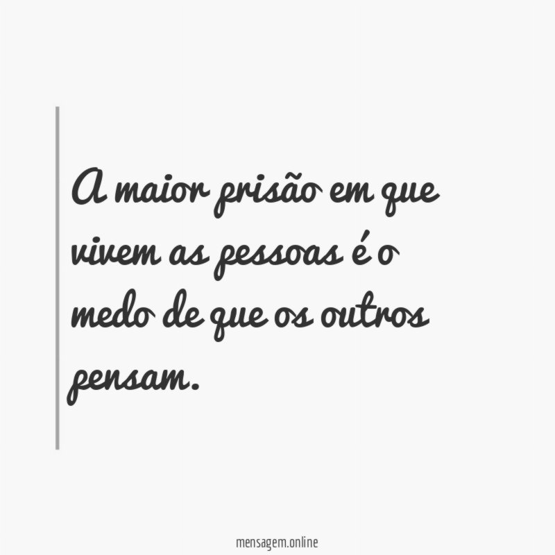 A maior prisão em que vivem as pessoas