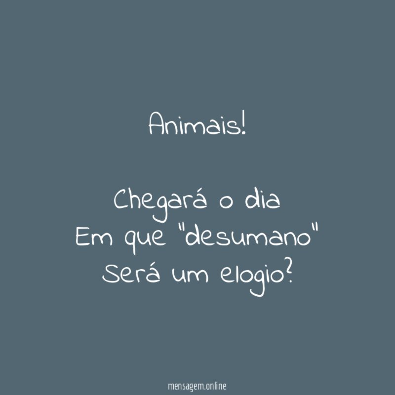 Animais!