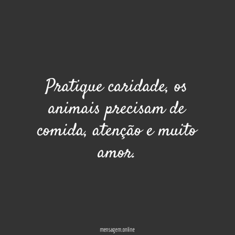Pratique caridade