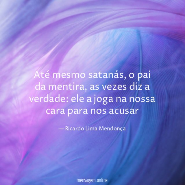 Até mesmo satanás